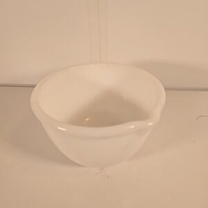 Vtg Glasbake For Sunbeam Mixmaster Mixing‎ Bowl White Milk Glass 6"